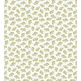 thumbnail image 3 of Floral Duvet Cover Set, Continuous Simplistic Yellow Tones Dill Flowers Sketch Illustration, Decorative 2 Piece Bedding Set with 1 Pillow Shams, Twin Size, Pale Coffee Sage Green, by Ambesonne, 3 of 3