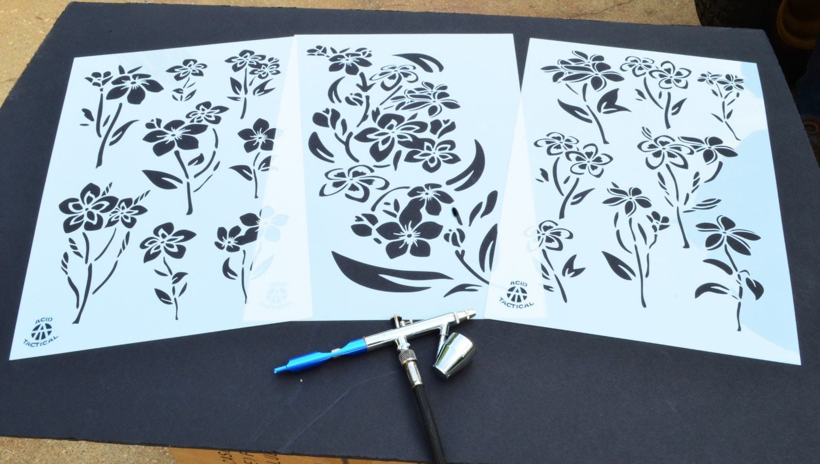Hippie Flower 2 Piece Stencil Set 14 Mil 8 X 10 Painting /Crafts/ Te –  Quilting Templates and More!