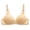 Beige BGL, variant on Bra for Women Womans Underwear Adjustable Straps Lace No Underwire Bras Solid Color Thin Brassiere Loose Daily Wear Pink 40/90C