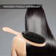 thumbnail image 2 of Detangling Hairbrush with Wooden Handle and Natural Boar Bristles, 2 of 5