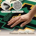thumbnail image 6 of ODIKA Snake Traditional Reptile Icons Leaves Interlocking Ornaments for Great Room, Indoor Open Concept, Large Living Low Profile Flatwoven, 6 of 7