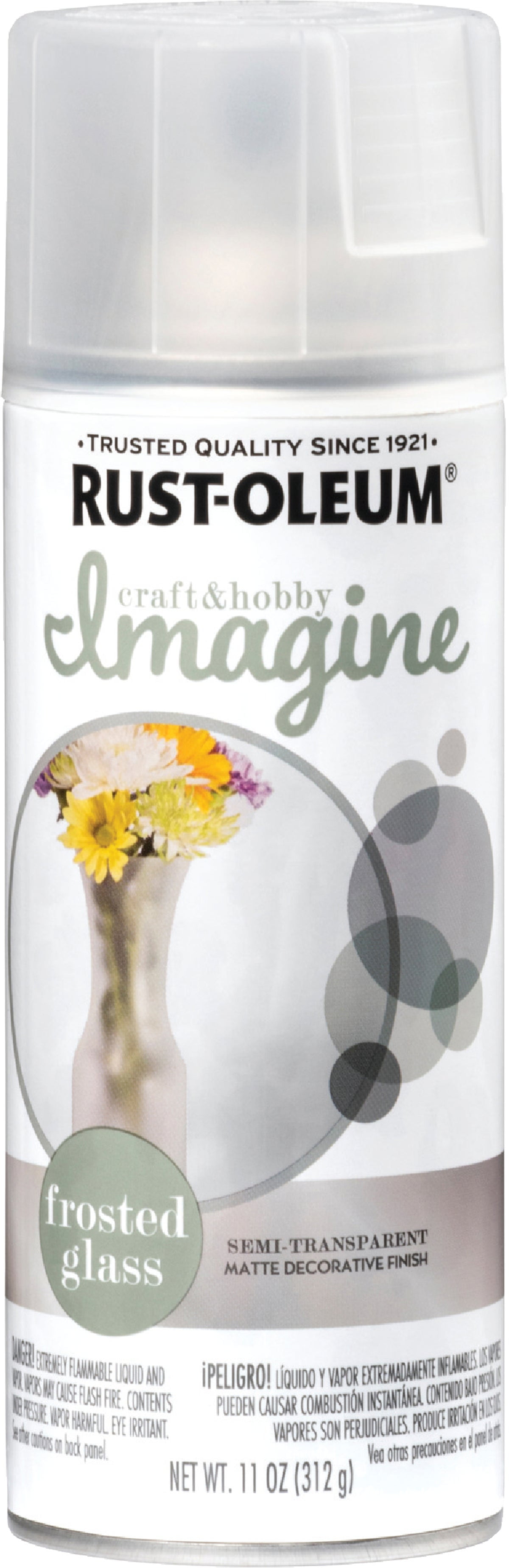 RustOleum RustOleum Frosted Glass Craft Spray Paint 11 Oz., Frosted