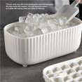 thumbnail image 4 of Bandejas De Hielo Con Caja De Almacenamiento De Cubitos De Hielo 32 Bandejas De Cubitos De Hielo Con Tapa Pp De Alimentaria Para El Hogar Tienda De Bebidas Cafetería 2 Uds Minnieouse HA012852-00, 4 of 7