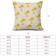 thumbnail image 6 of Tropical Palm Tree Pillow Covers 18x18 Inch Yellow Coconut Trees Coastal Plants Decorative Pillow Cases Summer Beach Vintage Cushion Covers Farmhouse Home Decor for Sofa Couch Outdoor Set of 2, 6 of 6