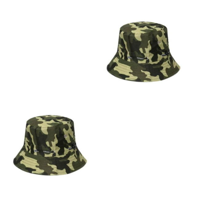 Maytalsory 1/2/3/5 Wide Application Hat For Sun Protection And Comfort Sunscreen Sunscreen Fisherman Cap Sunshade disruptive pattern3 58cm 2PCS
