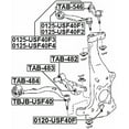 thumbnail image 2 of Febest FRONT BUSHING, FRONT LOWER CONTROL ARM # TAB-483 OEM 48640-50070, 2 of 2