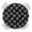 Black White, variant on Vintage Orange Blue Fall Round Tablecloth for 45-54 Inch Tables,Fitted Table Cover with Elastic Edge,Thanksgiving Maple Leaf Botanical Waterproof Outdoor Table Cloth Protector for Patio Garden Dinner