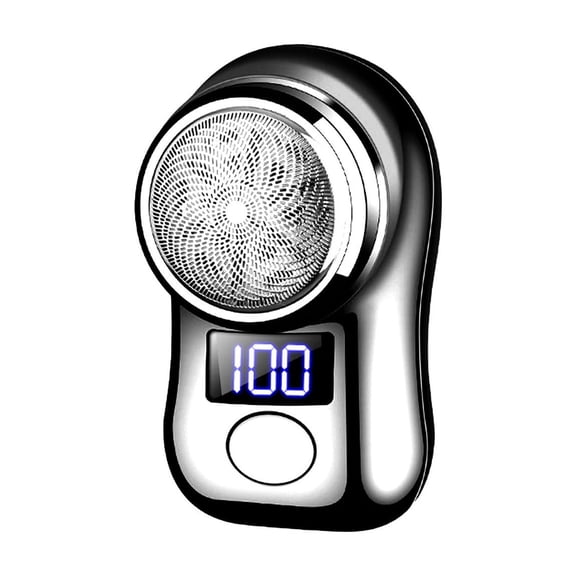 Electric Shaver, Electroplated Mini Shaver Type-C Rechargeable Shaver Travel Portable With Power Display