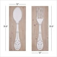 thumbnail image 7 of Wood Utensils Carved Wall Decor, Set of 2 12"W, 32"H, Brown, 7 of 7