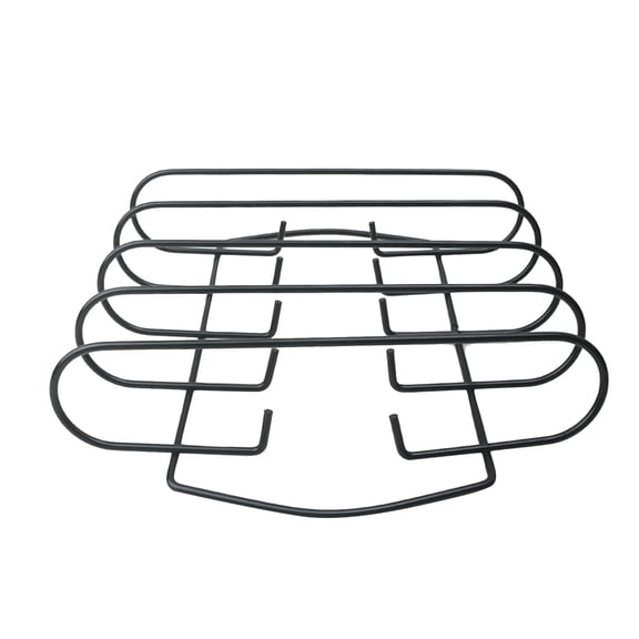 MOPOOR BBQ Roasting Rib Rack, Multifunction Non-Stick Design for Roasting Whole Chicken and Ribs, Perfect for Grills, Smokers, and Ovens, Easy to Clean and Dishwasher Safe