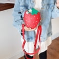 thumbnail image 4 of Women Cute Strawberry Purse Cartoon Messenger Crossbody Handbag Women Outdoor Casual Daily Use Shoulder Bag Small Coin Wallet, 4 of 7