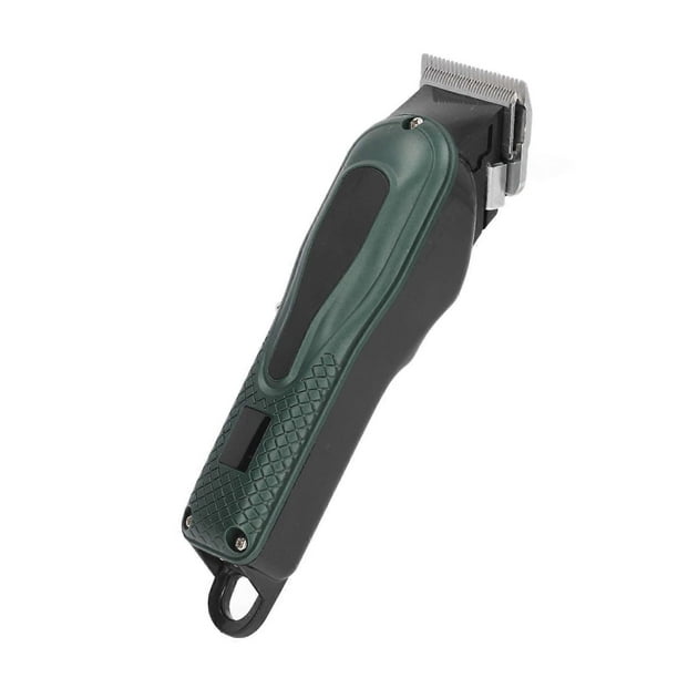 Electric Hair Trimmer Green Professional Cordless Hair Clipper for Barber Haircut Grooming