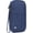 Dark Blue, variant on RFID Family Passport Holder Travel Document Organizer, Portable Zippered Case with Wrist Strap for Cards, ID, Boarding Passes & Cash, Gray