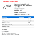 thumbnail image 2 of Power Steering Multi Rib Belt - Compatible with 1994 - 2002 Honda Accord EX 1995 1996 1997 1998 1999 2000 2001, 2 of 2