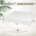 thumbnail image 2 of FDW King 10 Inch Medium-Firm Memory Foam Mattress, CertiPUR-US Certified, White, 2 of 7