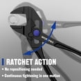 thumbnail image 5 of WORKPRO 4" Mini Adjustable Pliers Wrench, Parallel Jaws, Anti-Rust Coating, Compact Tool for Tight Spaces, 5 of 10