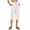 White, variant on Capri Pants for Women Cotton Linen Summer Casual Elastic High Waisted Straight Leg Cropped Pants with Pockets