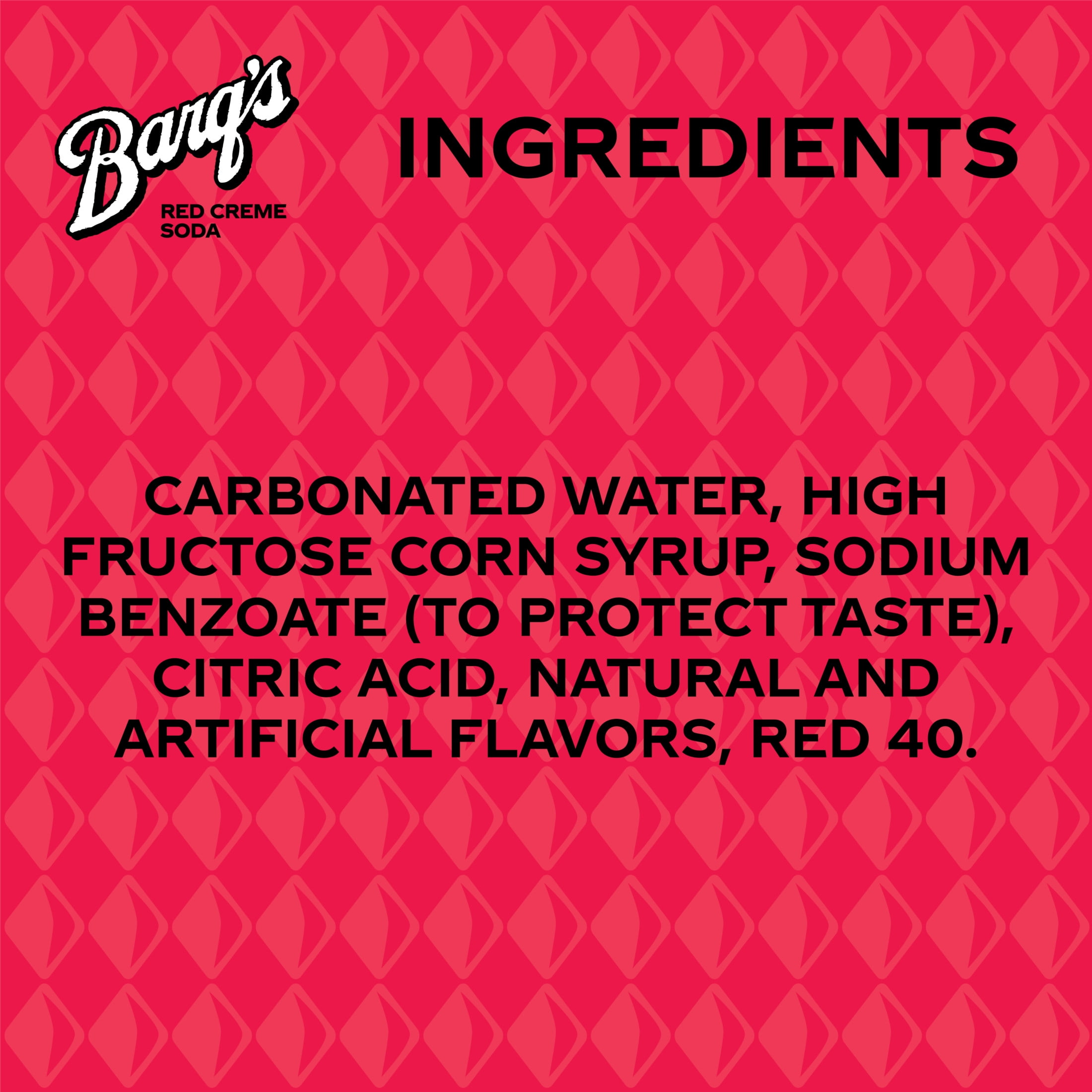 Barq's Red Creme Soda Pop Bottle, 20 fl oz