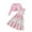 Pink, variant on bbymog Girls Dresses with Cardigan Shrug Set Sleeveless Floral Pink Dress for Girls Girls' Clothing Sets Pink 4 Years