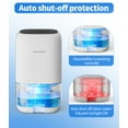 thumbnail image 6 of ALROCKET Dehumidifier Portable and Ultra Quiet with Automatic Defrosting for Home 1000ML(2200 Cubic Feet), 6 of 9
