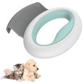 thumbnail image 2 of Peine para quitar el pelo de gato, cepillo de aseo para perros, 2 en 1, cepillo para masajear el pelo de mascotas, herramientas portátiles de autolimpieza para cachorros, gatitos, conejos, mascotas p, 2 of 5