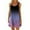 Purple, variant on IROINNID Women's Shift Dress Plus Size Comfy Round-Neck Loose Dress Prints Drop Waist Dress