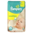 Pampers Swaddlers Baby Diapers Size N, 32 count for Newborns - Walmart.com
