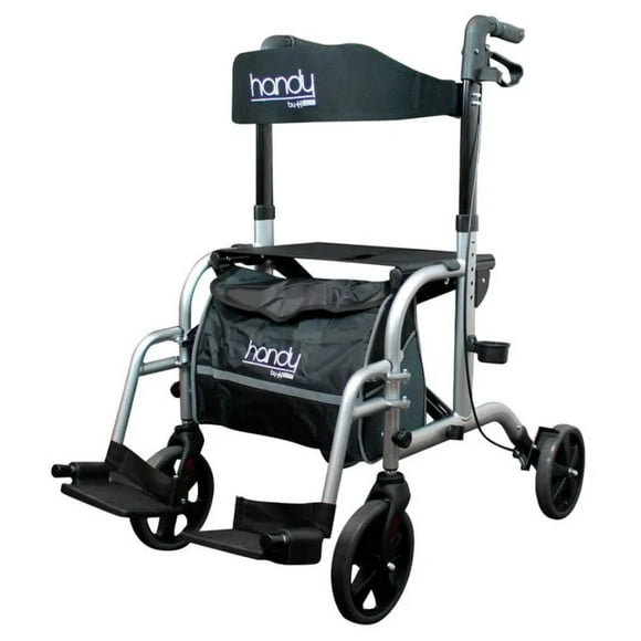 Andadera Plegable con Asiento y Reposapiés Handy