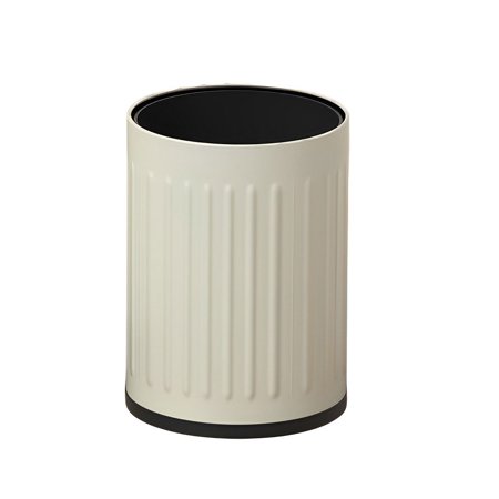 Transemion Trash Can No Lid Stainless Steel Double-Layer Garbage Bin ...