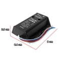 thumbnail image 3 of Convertidor Alta A Baja Hi-low 2ch Remoto 12v 50w Steelpro Negro, 3 of 5