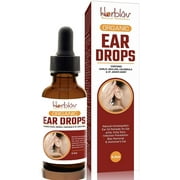 Organic Ear Oil for Ear Infections - Natural Eardrops for Infection Prevention, Swimmer's Ear & Wax Removal - Kids, Adults, Baby, Dog Earache Remedy - with Mullein, Garlic, Calendula