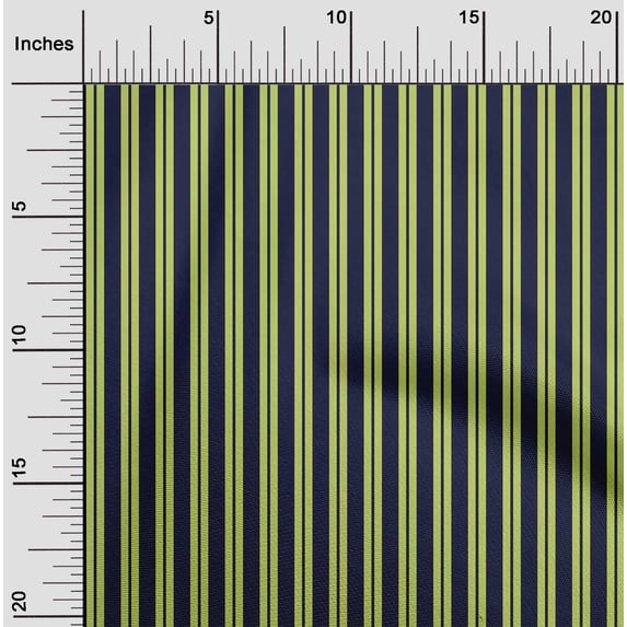 oneOone Viscose Chiffon Fabric Shadow Stripe Print Fabric By The Yard 42 Inch Wide