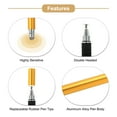 thumbnail image 4 of Ballpoint Pen with Stylus Tip 2 in 1 Ink Pen Stylus Pens for Touch Screens Capacitive Stylus Tablet Pens, Gold, 4 of 6