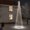 Cold white, variant on vidaXL Christmas Cone Tree Warm White Powder-Coated Steel, Copper, PVC