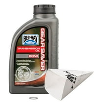 Tusk 2-Stroke Transmission Oil Change Kit Compatible with Bel-Ray Gear Saver 80W For Honda CR125R 1987-2007