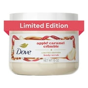 Dove Limited Edition Holiday Treats Apple Caramel Crumble Body Scrub, 15 oz