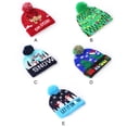 thumbnail image 4 of Sombrero de Navidad LED que brilla intensamente Papá Noel * Gorras Fiesta Muñeco de nieve Gorro Tocado Sombreros de punto Sombreros de Navidad Kits de decoración para fiestas Deja que nieve Inteprter HA068331-05, 4 of 6