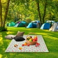 thumbnail image 3 of Waterproof Outdoor Picnic Blanket, Sand-Free Beach Mat for Camping, Travel & Family Activities, Large 150x100cm Portable Blanket with Carry Handle, 3 of 5