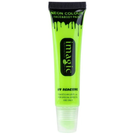 Big Green Glow In The Dark UV Neon Face Body Paint Make up Halloween Party 25ml