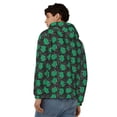 thumbnail image 4 of Wukai Cartoon Kawaii Frogs Print Men's Zip-Up Hoodie,Fleece Full-Zip Hoodie for Men, Hooded Sweatshirt-Small, 4 of 5