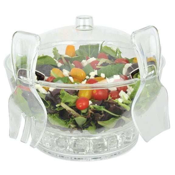 EuroHome FridgeMate 6-Piece Acrylic Chilled Serving Bowl Set , FGM51110
