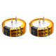 thumbnail image 1 of Condensador Super Uxcell, 5.5V 1F Capacitor Tipo Botón, Alta Energía Baja Resistencia Alta Consistencia para Electrónica Juguetes Motor de CA Pantalla Inteligente (Dorado, Paquete de 2), 1 of 6