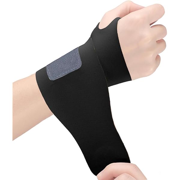 wonima44 Wrist Brace for Sprained Wrist, Elastic Wrist Wrap Support for Carpal Tunnel, Carpal Tunnel Wrist Brace Night Support, Compression Wrist Brace, Wrist Brace for Pain Relief Arthritis Tndonitis
