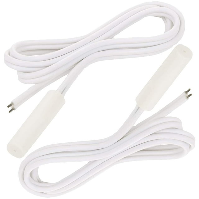 PartsBroz WR55X10025 Temperature Sensor (2-Pack) - Compatible with General Electric Hotpoint Kenmore Refrigerator Freezer Range - Replaces AP3185407 914093 PS304103 WR50X10027 WR50X10034 WR55X10087