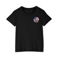 thumbnail image 4 of OKSALE Kids Tshirt Size 14-16 Boys' Funny USA Flag Dinosaur Graphic T-Shirt Red White and Blue Patriotic Tops Soft Cotton T Shirts Cute Stars and Striped Print Tees, 4 of 8