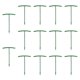 thumbnail image 4 of 14 estacas de soporte para plantas, estructuras pequeñas, anillos de soporte para flores de tomate 14cmx24cm, 4 of 9