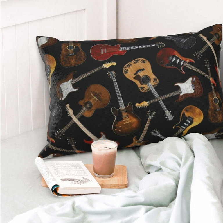 Guitar pillow clearance cases