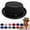 Black, variant on Breathable Sun Protection Cap Lightweight Mesh Pork Pie Hats for Men Dress Bowler Women Salt Mafia Black Derby Black