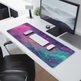 thumbnail image 6 of Rectangle Colorful Style Mouse Mat, Gaming Mouse Pad for Rubber Base Gradient Space Large Mouse Pad with Stitched Edges, Office Mouse Pad for Women Men Kids, 31.5x11.8in, 6 of 7