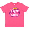thumbnail image 3 of Inktastic I Love My Babcia Girls Youth T-Shirt, 3 of 5